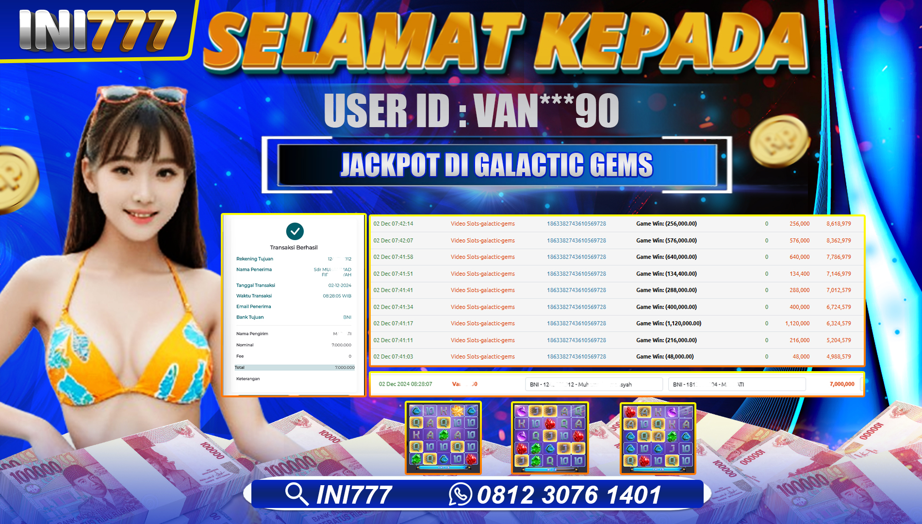 INI777 di Galactic Gems RP.7.000.000 LUNAS